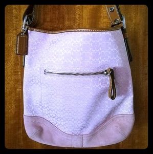 Coach crossbody bag with matching wristlet